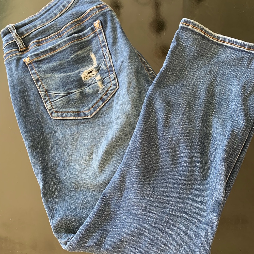 Ladies Daytrip denim capris